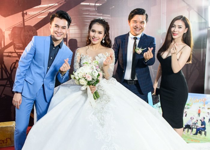 Dàn sao Việt nô nức dự đám cưới của nam diễn viên ‘Cánh đồng bất tận’