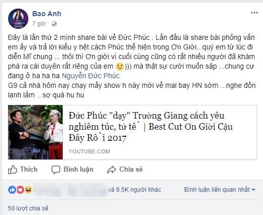 &#8216;Phát cuồng&#8217; với màn dạy Trường Giang &#8216;tán gái&#8217; của Đức Phúc, sao Việt lần lượt đăng status &#8216;cuời méo mồm&#8217; thế này đây