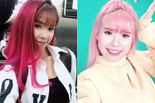 Tò mò lý do Khởi My luôn nhuộm tóc màu nổi, hóa ra lúc để tóc đen trông ‘không nhận ra’ thế này