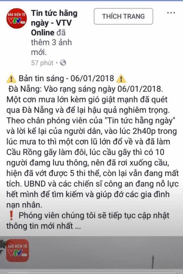 Sự thật gây phẫn nộ về tin cầu Rồng (Đà Nẵng) GÃY ĐÔI gây xôn xao MXH ngày qua