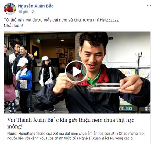 Bận việc liền bị Trấn Thành thay thế chân làm host tại Ơn giời mùa 4, Xuân Bắc lại treo status thế này!