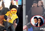 Theo bố Huỳnh Hiểu Minh đi thăm mẹ AngelaBaby, Bọt Biển Nhỏ không ngờ còn thu hút hơn cả bố mẹ