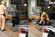 Vi phạm luật rồi chạy CSGT, thanh niên ngã gãy tay làm đôi