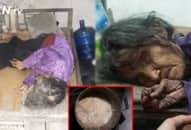 Quặn lòng hình ảnh mẹ già nằm co quắp trong căn nhà tồi tàn, nồi cơm mốc meo 4 ngày không ai nấu