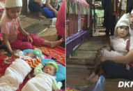 Yên Bái: Vừa sinh được 8 ngày mẹ qua đời bỏ lại 3 con dại, đám tang hòa lẫn tiếng khóc đòi sữa đau buốt lòng