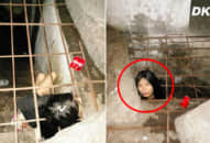 Rơi nước mắt trước cảnh cô gái bị chính bố đẻ nhốt trong lồng sắt dưới lòng đất