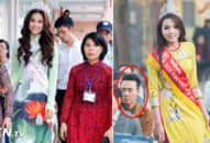 Phạm Hương, Kỳ Duyên… về thăm trường cũ ai cũng mặc áo dài, chỉ riêng H’Hen Niê là khác biệt