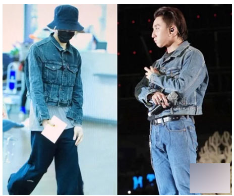 Chiếc áo hàng hiệu G-Dragon mặc chất đừng hỏi, sang tay Sơn Tùng thì &#8216;bánh bèo&#8217; hơn hẳn vì chiếc nơ to đùng