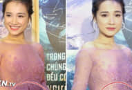 Nhã Phương lần đầu mặc váy dạ hội táo bạo, khó mà nhận ra Cát Phượng với mái tóc