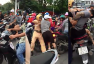 Thanh niên xăm trổ không đội mũ đèo bạn gái thể hiện cự lại CSGT và kết cục đau đớn