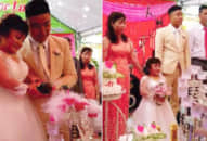 Đồng Nai: Đám cưới của chú rể 1m76 và cô dâu cao… 90 cm gây xôn xao mạng xã hội