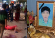 Thanh Hóa: Về thắp hương 49 ngày cho chồng, con dâu bị bố chồng chém chết