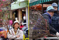 Cận cảnh không khí đón xuân sớm của người dân thủ đô: Đào nở sớm, kém sắc vẫn bất chấp mua tới giá cao bất ngờ