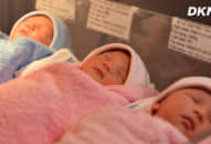 Sài Gòn: Sinh 3 bằng phương pháp tự nhiên, các bé hoàn toàn khỏe mạnh