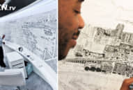 Chàng trai tự kỷ lên cao ốc ngắm toàn cảnh thành phố, về nhà anh vẽ bức tranh khiến chuyên gia cũng kinh ngạc