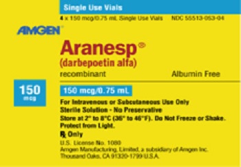 Cảnh báo: Thuốc Darbepoetin alfa trị thiếu máu gây hoại tử thượng bì, nhiễm độc