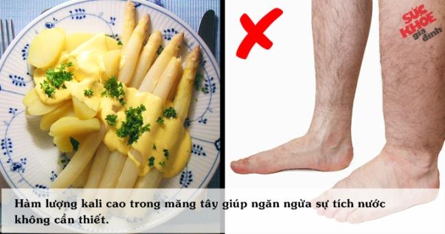 10 thực phẩm và đồ uống chữa khỏi PHÙ NỀ