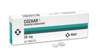 Cozaar, thuốc chữa tăng huyết áp nhóm chẹn thụ thể angiotensin II