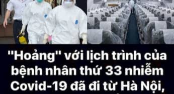 Bệnh nhân thứ 33 đã di chuyển quá nhiều