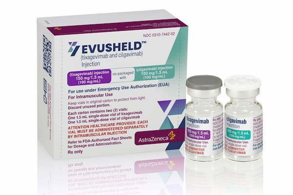 Evusheld: tixagevimab và cilgavimab thuốc điều trị dự phòng trước khi phơi nhiễm COVID-19