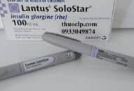 Lantus, insulin glargine thuốc tiêm điều trị đái tháo đường týp 1, 2