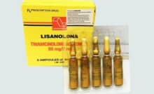 Lisanolona 80mg/2ml, Triamcinolone Acetonide, thuốc chữa viêm khớp, chống sẹo lồi