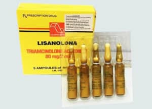 Lisanolona 80mg/2ml, Triamcinolone Acetonide, thuốc chữa viêm khớp, chống sẹo lồi