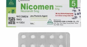 Nicomen 5mg, thuốc Nicorandil điều trị cơn đau thắt ngực