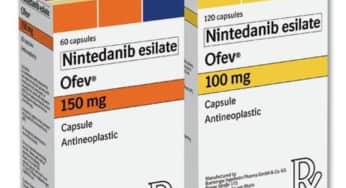 Ofev, thuốc Nintedanib điều trị bệnh xơ hóa phổi tự phát (IPF) và làm giảm tiến triển bệnh