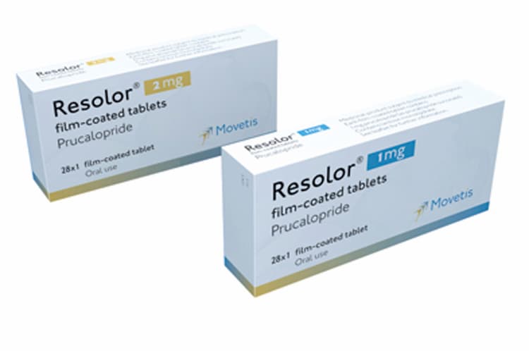 RESOLOR, Prucalopride, thuốc điều trị táo bón kháng trị