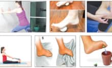 Các bài tập vật lý trị liệu điều trị bệnh viêm cân gan chân
