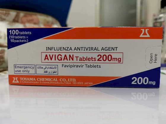 Avigan, Favipiravir 200mg, thuốc diệt virus cúm, điều trị covid-19
