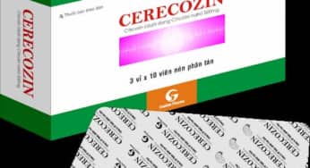 Cerecozin: citicolin, thuốc kích thích thần kinh, chữa giảm trí nhớ
