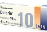 Delorin 10mg: thuốc rosuvastatin chữa tăng mỡ máu, làm giảm cholesterol