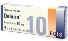 Delorin 10mg: thuốc rosuvastatin chữa tăng mỡ máu, làm giảm cholesterol