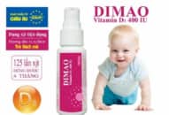 Dimao: Vitamin D3 400IU dạng xịt hỗ trợ phát triển chiều cao