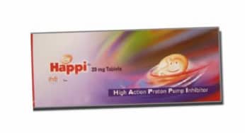 Happi 20mg: thuốc Rabeprazol natri ức chế tiết acid chưa loét dạ dày, loét hành tá tràng, trào ngược, diệt HP