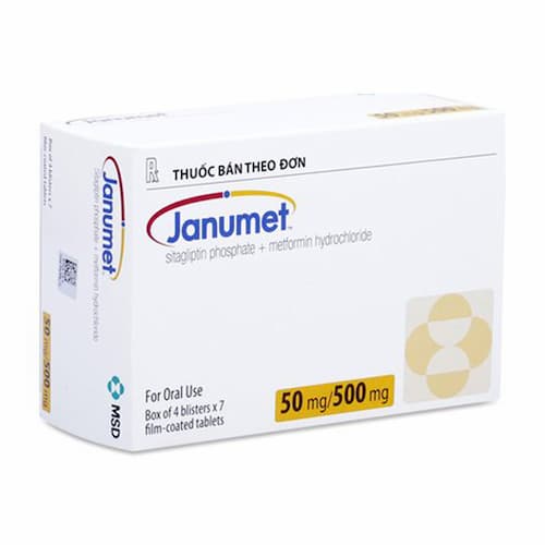 Janumet, thuốc phối hợp sitagliptin-metformin điều trị đái tháo đường týp 2