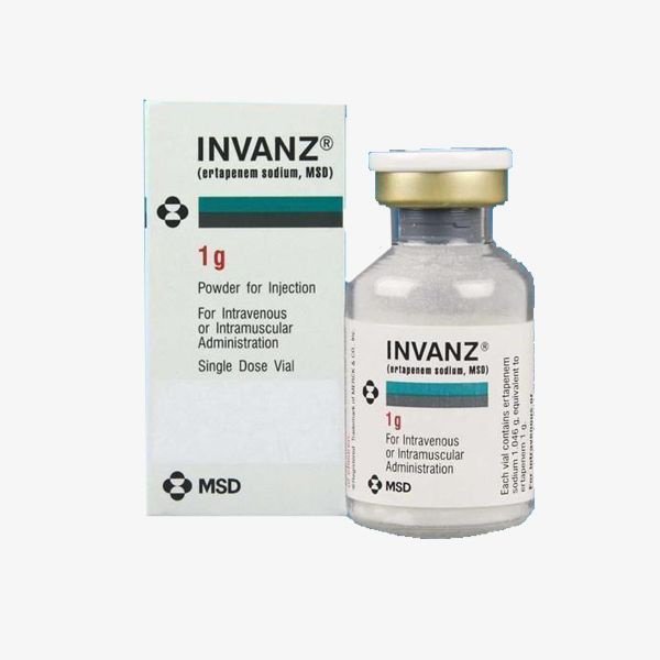 Invanz, thuốc kháng sinh Ertapenem, điều trị các nhiễm khuẩn từ trung bình đến nặng