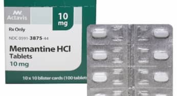 Memantine: thuốc Namenda điều trị bệnh Alzheimer, sa sút trí tuệ