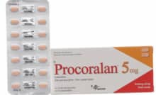 Procoralan 5mg, Ivabradin hydrochlorid, thuốc điều trị triệu chứng đau thắt ngực ổn định mãn tính