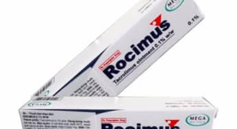 Rocimus, thuốc mỡ tacrolimus bôi ngoài da chữa chàm, viêm da cơ địa