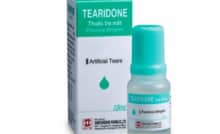 Tearidone eye drops, thuốc nhỏ mắt povidone sát khuẩn mắt do mang kính sát tròng